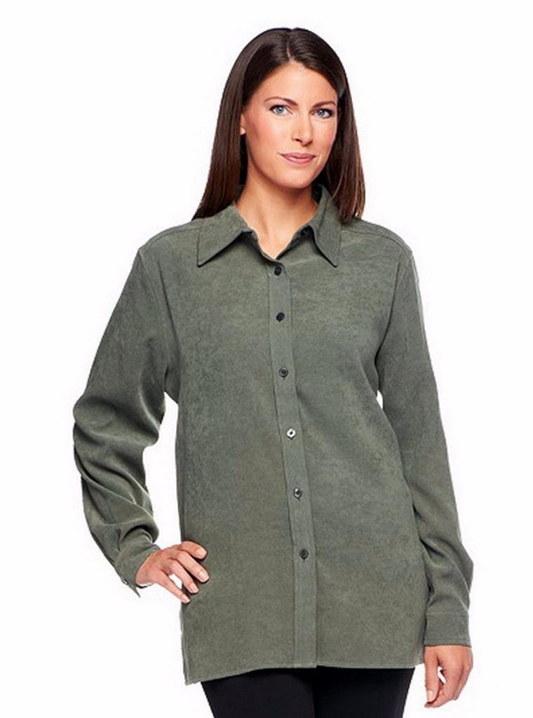 faux suede shirt