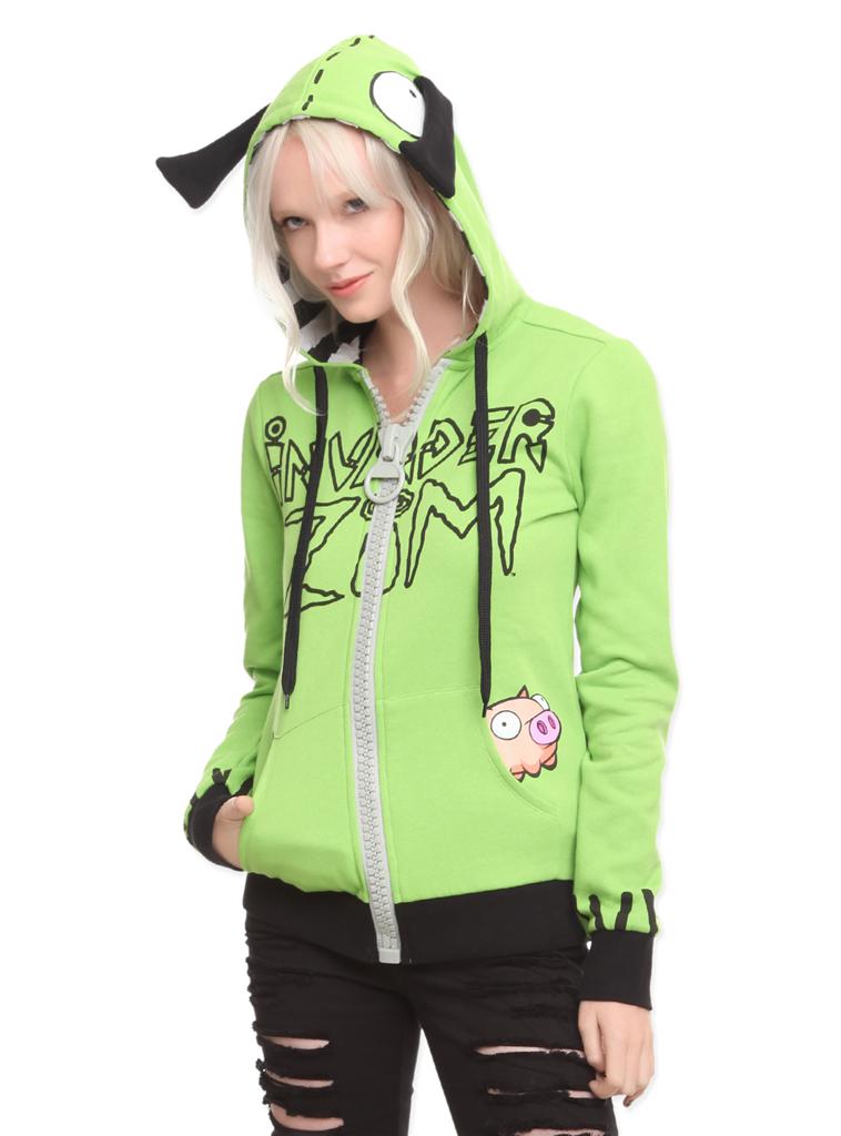 Hot Topic Invader Zim I Am Gir Hoodie Plus Size XXL 3X New eBay