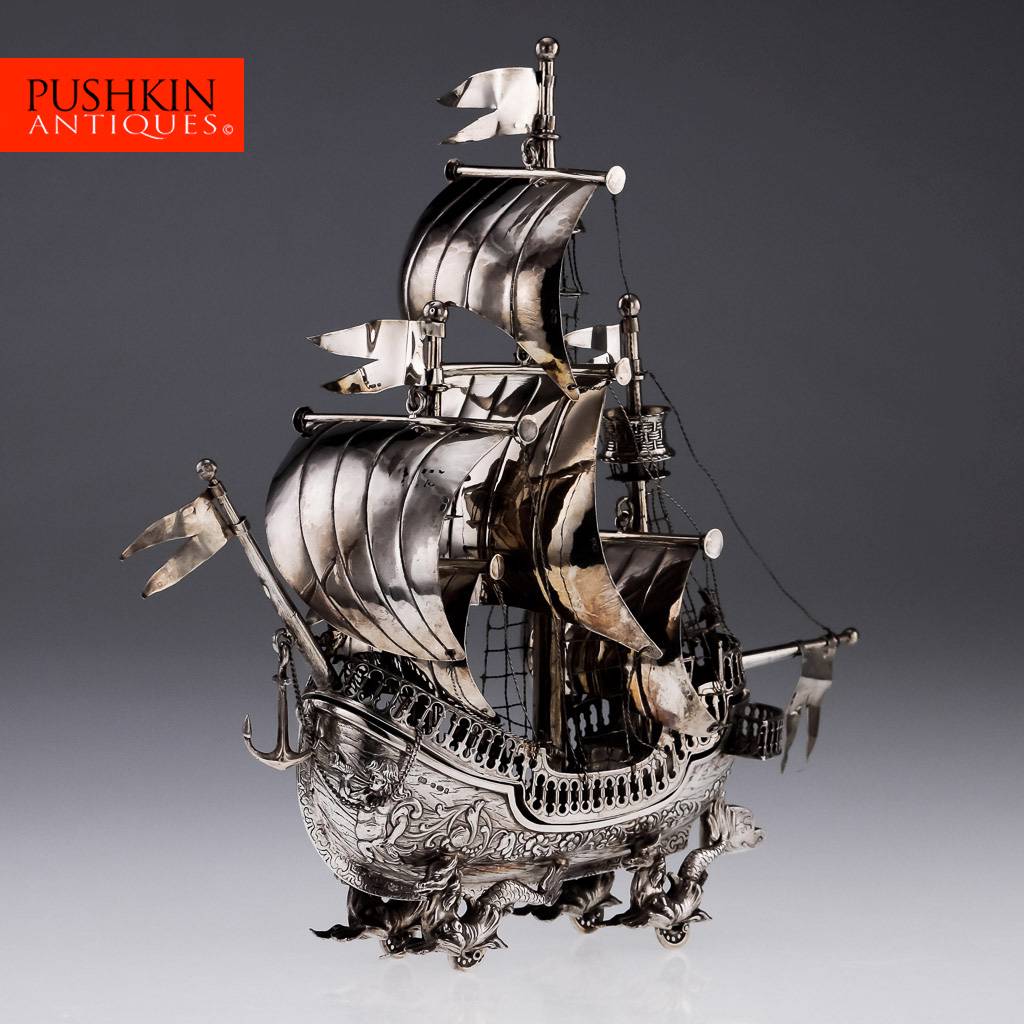 ANTIQUE 20thC GERMAN SOLID SILVER IMPRESSIVE NEFF, LONDON IMPORT c.1931