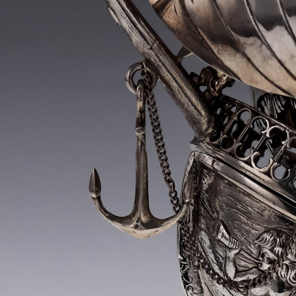 ANTIQUE 20thC GERMAN SOLID SILVER IMPRESSIVE NEFF, LONDON IMPORT c.1931