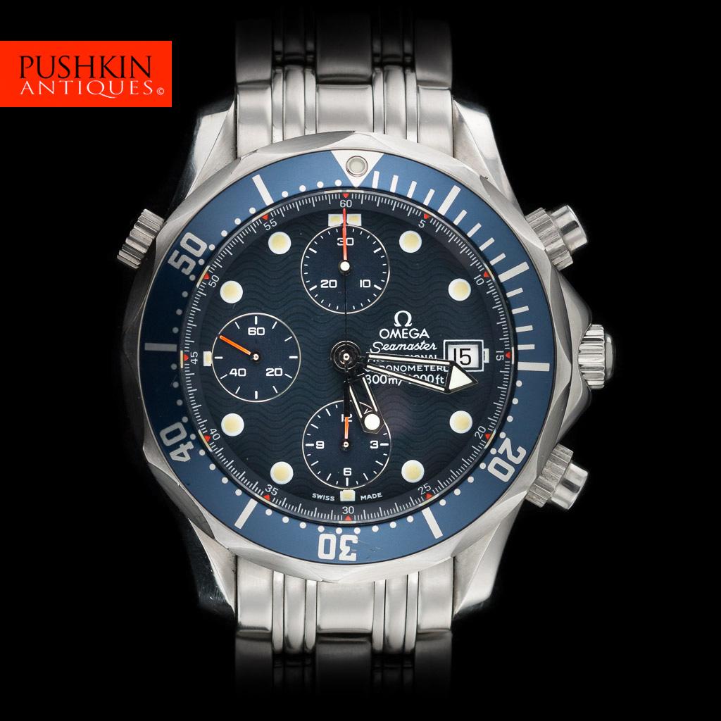 OMEGA SEAMASTER PROFESSIONAL 300M CHRONO DIVER WATCH REF ...