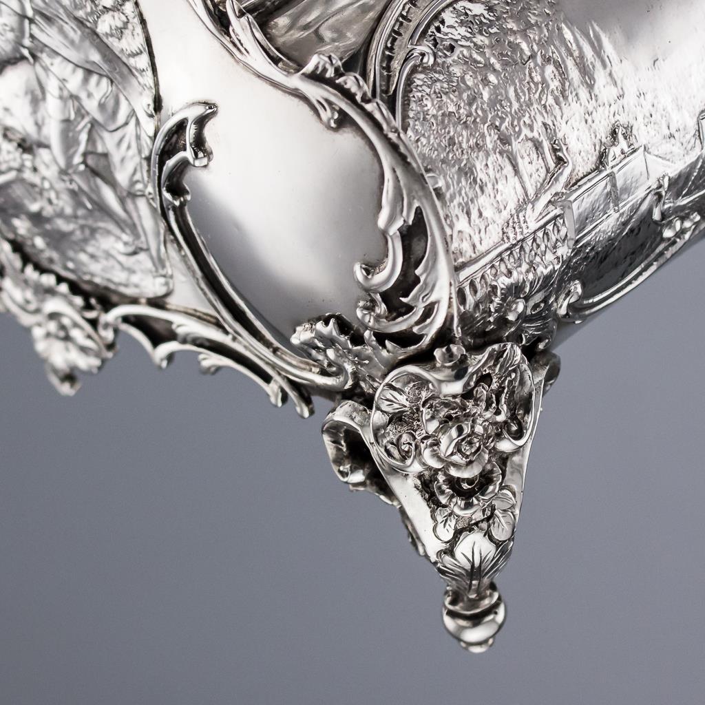 ANTIQUE 20thC STUNNING VICTORIAN WILLIAM COMYNS SOLID SILVER MANTEL