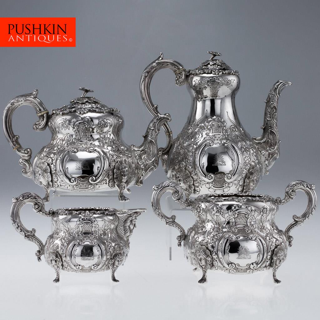 ANTIQUE 20thC IRISH SOLID SILVER TEA & COFFEE SET, DUBLIN c.1901 eBay