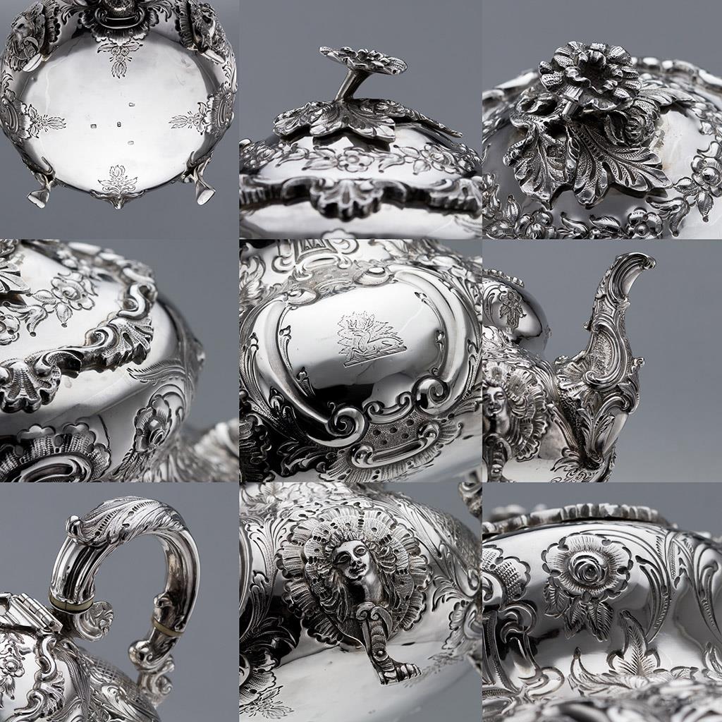 ANTIQUE 20thC IRISH SOLID SILVER TEA & COFFEE SET, DUBLIN c.1901 eBay