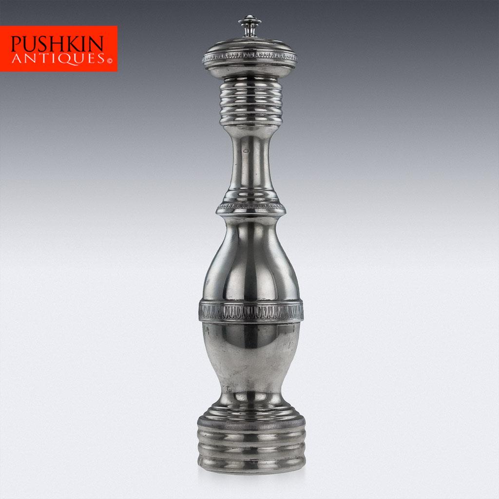 ANTIQUE 20thC ITALIAN SOLID SILVER PEPPER MILL GRINDER c.1930 eBay