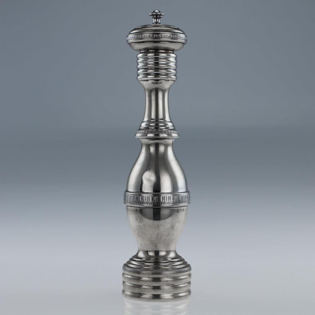 ANTIQUE 20thC ITALIAN SOLID SILVER PEPPER MILL GRINDER c.1930 eBay