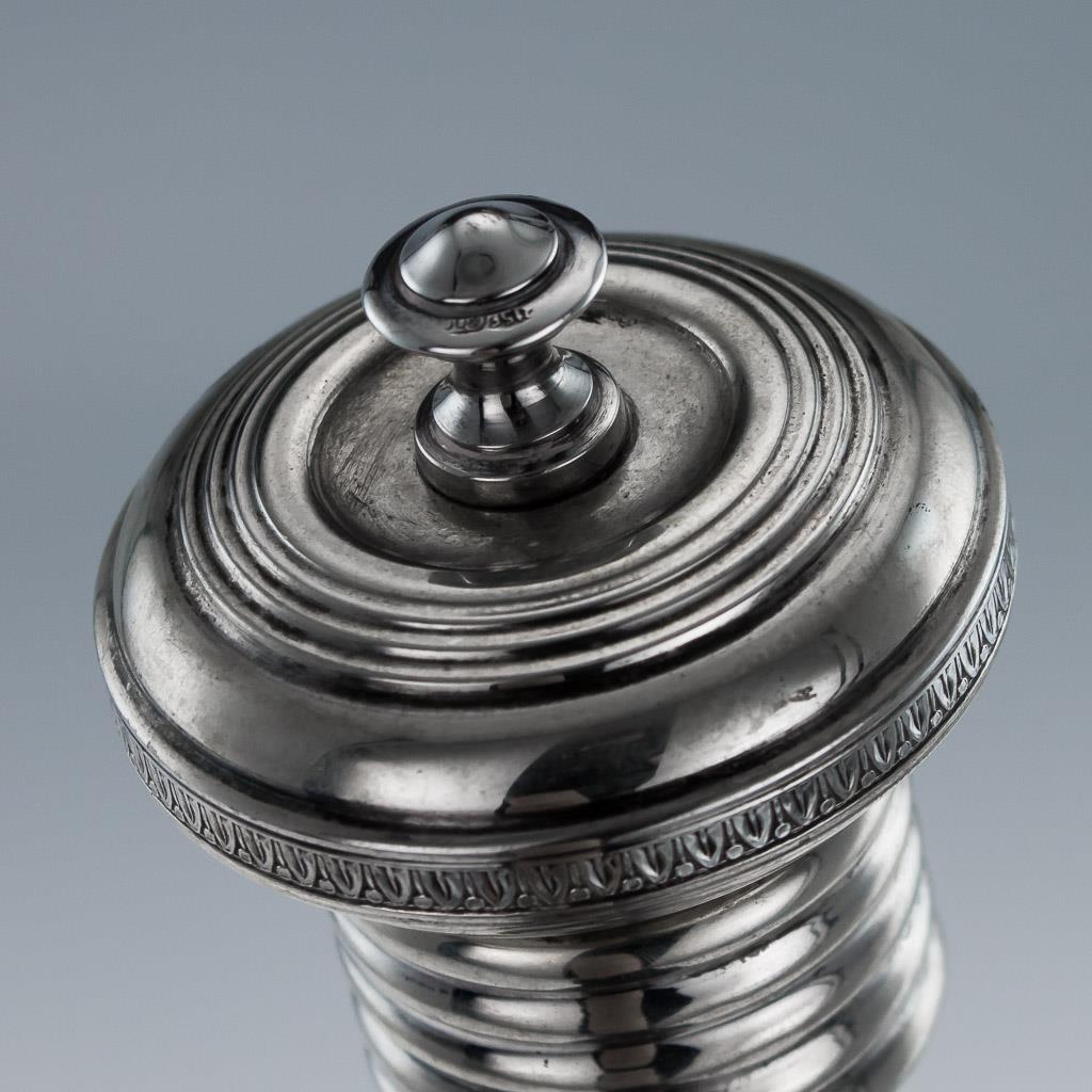 ANTIQUE 20thC ITALIAN SOLID SILVER PEPPER MILL GRINDER c.1930 eBay