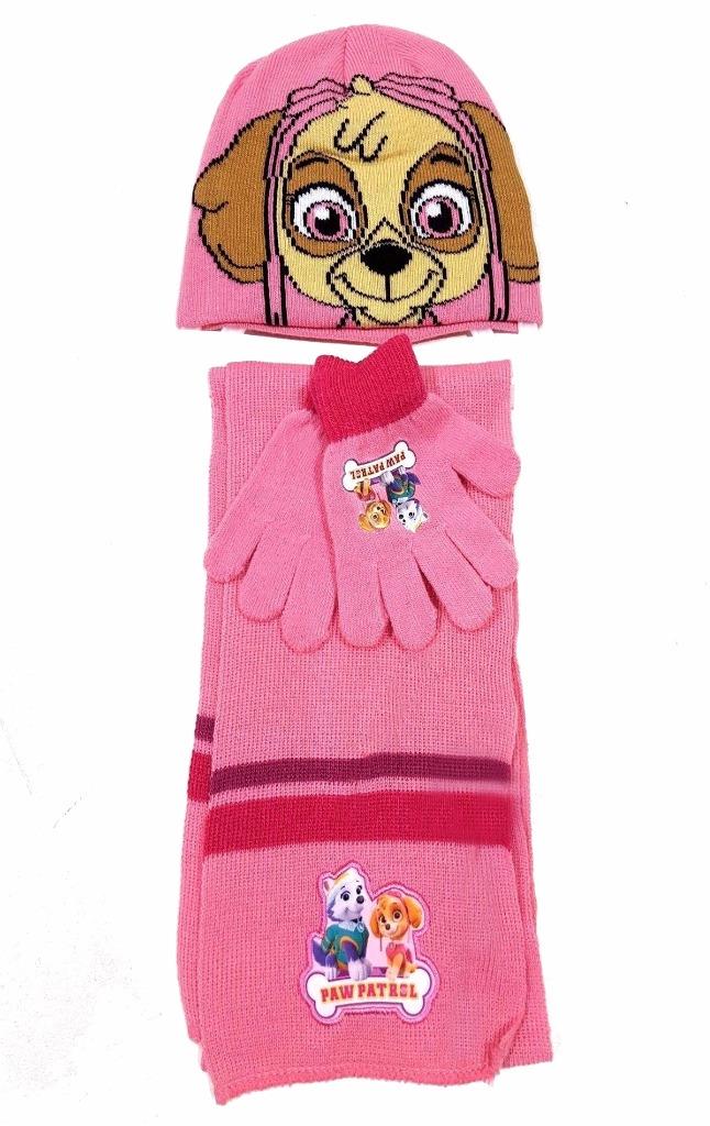 paw patrol hat and gloves