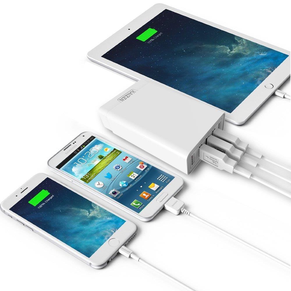 Super Fast 5 Ports USB Mains Charger portable Charger for IPAD mini 4