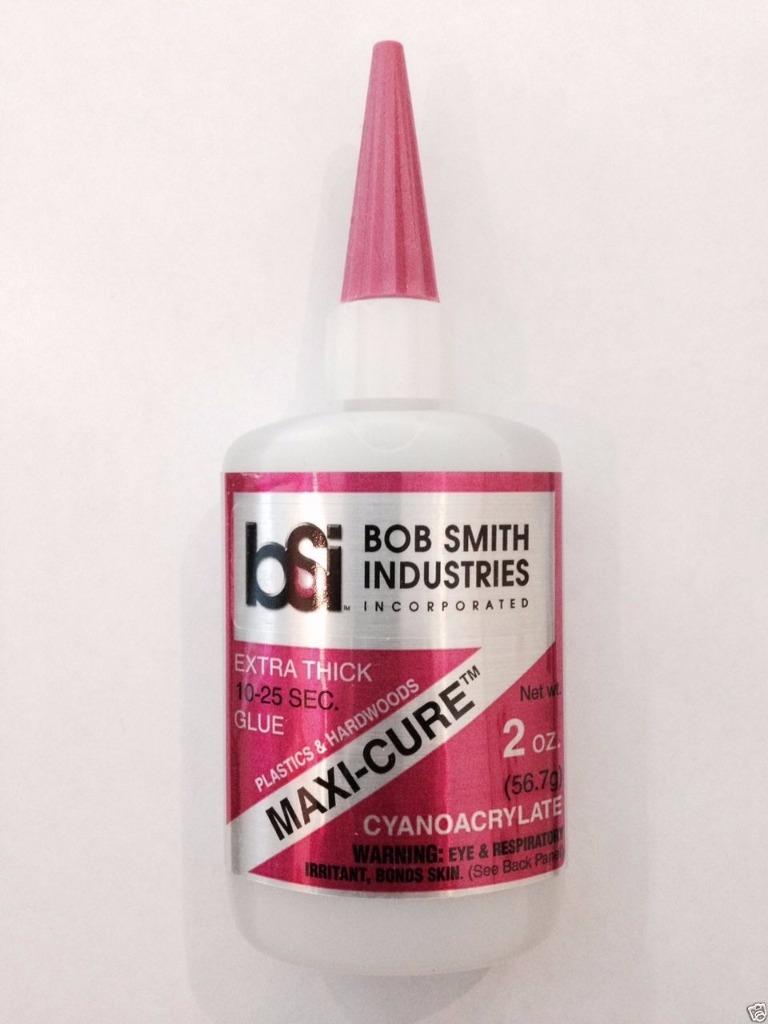 Bob Smith Industries CA Glue Maxi Cure Extra Thick Hobby Adhesive 2 oz