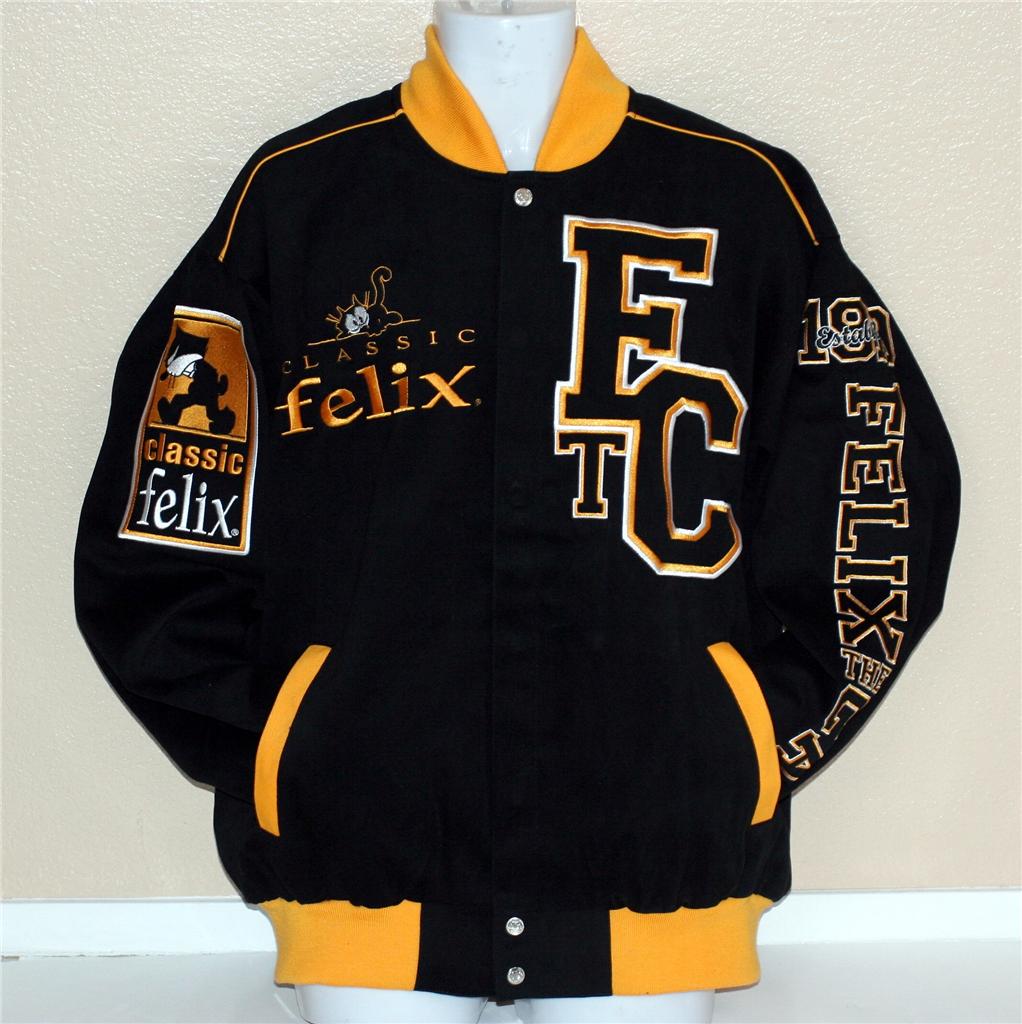 Felix The Cat Cartoon Varsity Style Unisex Adult Jacket eBay