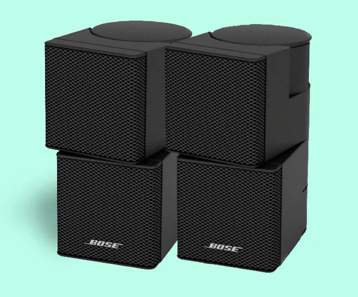 2 Bose Jewel Double Cube SpeakersLifestyle 18/20/25/30/28/35/38/48/V30