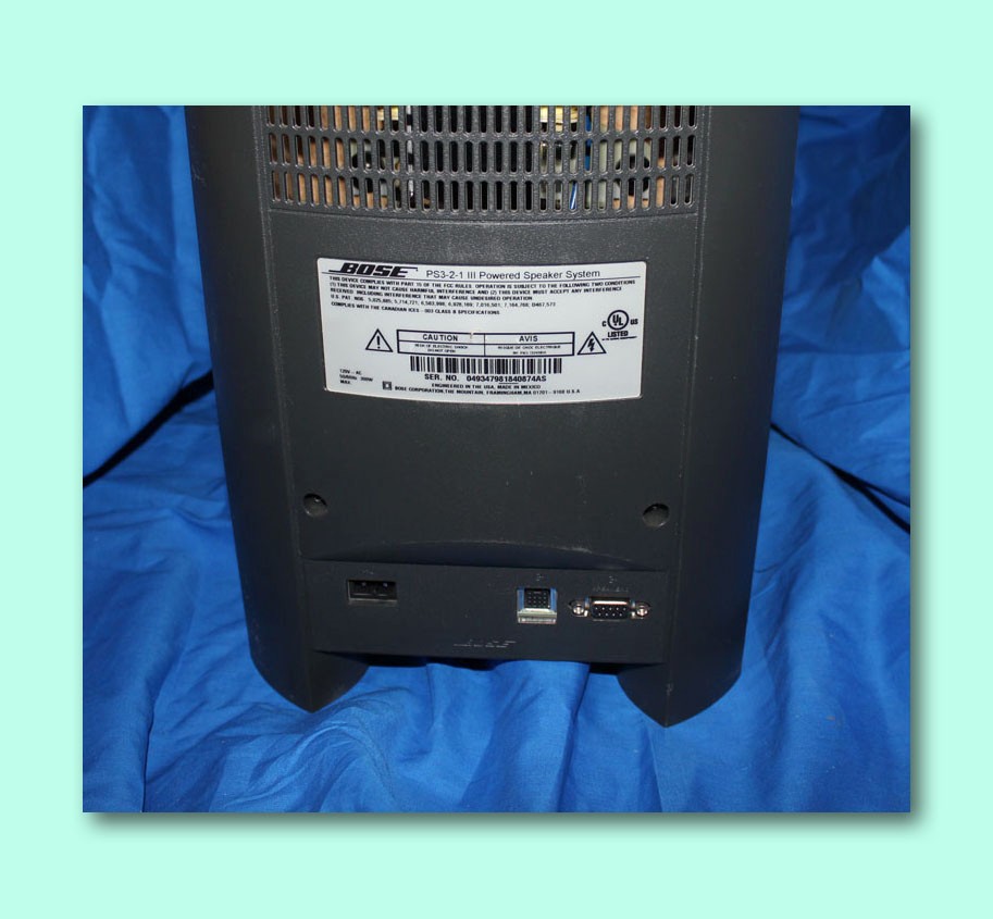 Bose 321 Powered Speaker System Subwoofer+PowerCordSeries IIIPS321