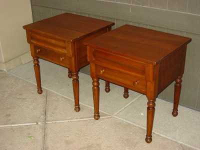 Pair of Antique Original Leopold Stickley Cherry Valley Collection