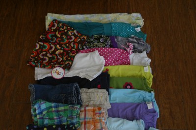 Girls Clothes on Large 36 Pc 3t 4t Girls Clothing Lot Perfect For Summer Fall Name
