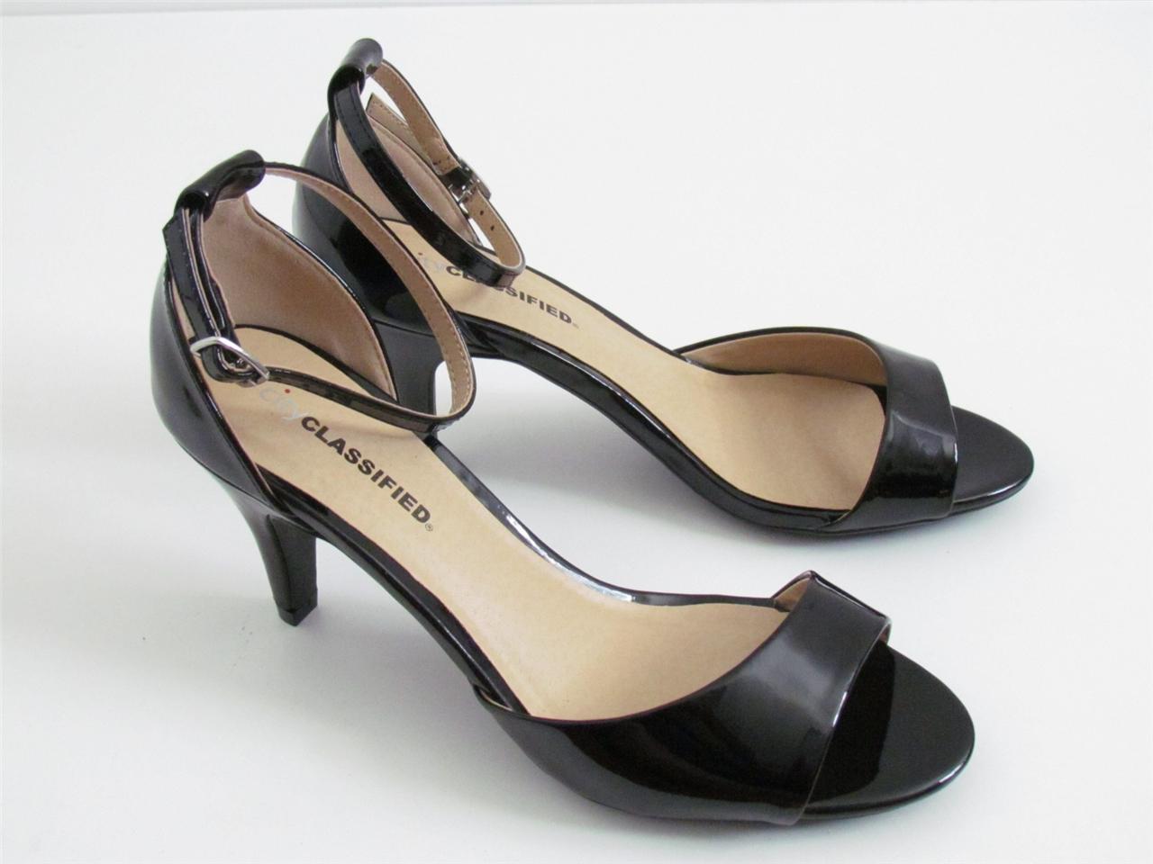kitten heels with ankle strap