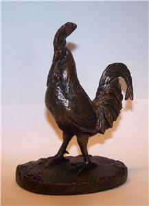 Pierre Jules Mene Chicken Cockerel Cock Bird