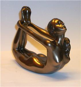 Nude Yoga Lady Dhanurasana BOW Pose Dance Sculpture | eBay
