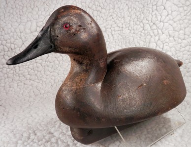 rig grosse decoy laurie ralph 1934 canvasback hen pointe duck mi rare wood