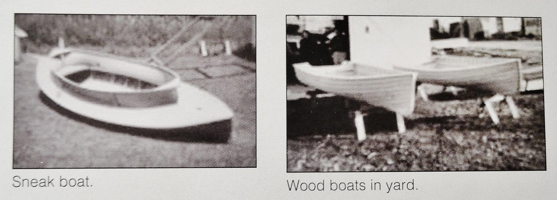 (above): Both Pictures are of MILEY SMITH BOATS he Built 