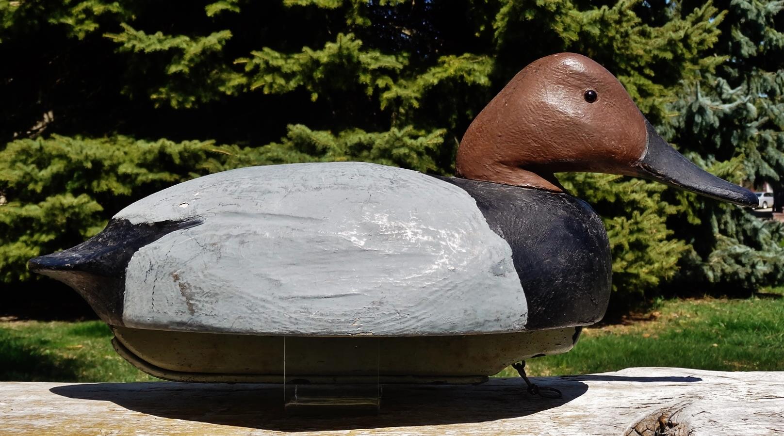 VINTAGE VERY EARLY ST. CLAIR FLATS c1930 "BEN SCHMIDT" Wood Duck Decoy MICHIGAN eBay