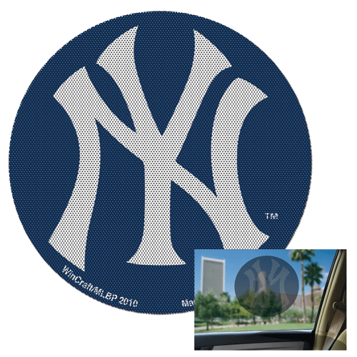 Yankees 8" Perforated Window Decal Sticker Car Auto MLB eBay