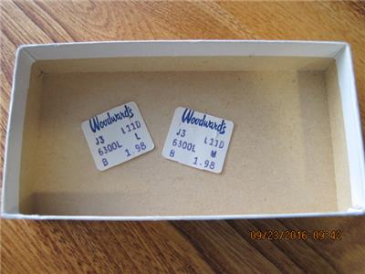 MEN'S BLACK BOW TIES in Box Woodward's Tags $1.98 ea. Like New Vintage