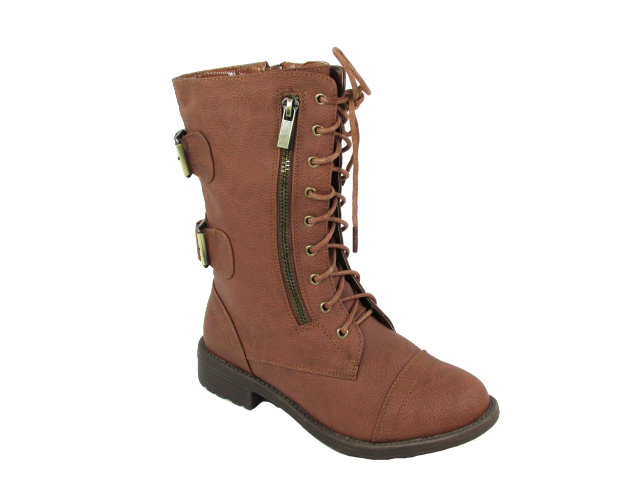 mid calf combat boot