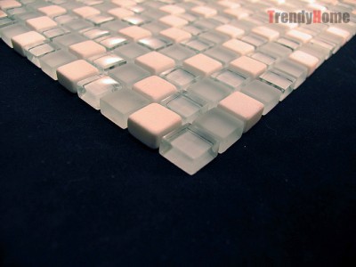 Stone Wall Tiles Kitchen on Glass Stone Mosaic Tile White Kitchen Backsplash Wall Sink Bathroom