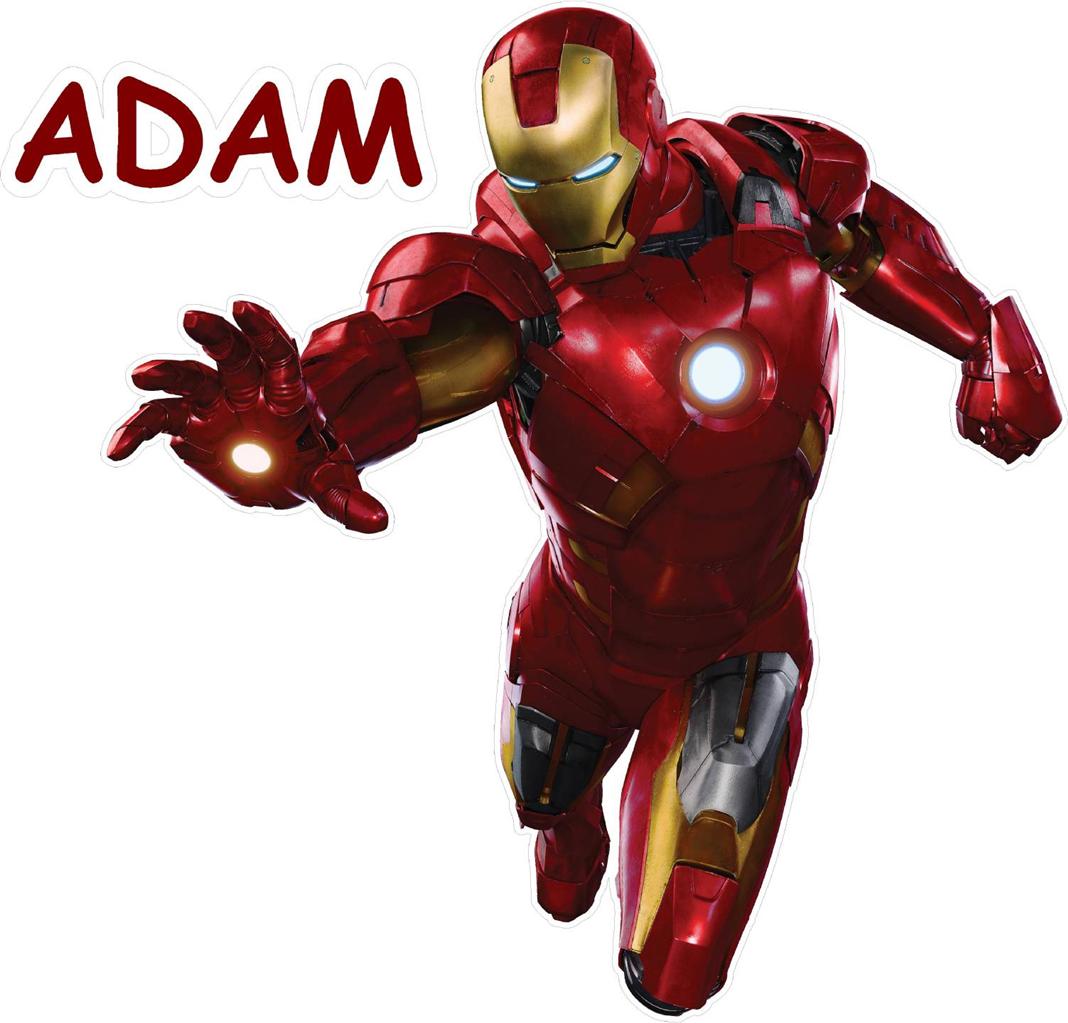 Iron MAN Avengers Wall ART Decor KID Bedro