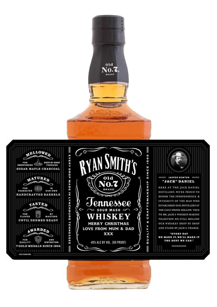 PERSONALISED JACK DANIELS JD WHISKEY BOTTLE LABEL CHRISTMAS BIRTHDAY GIFT eBay