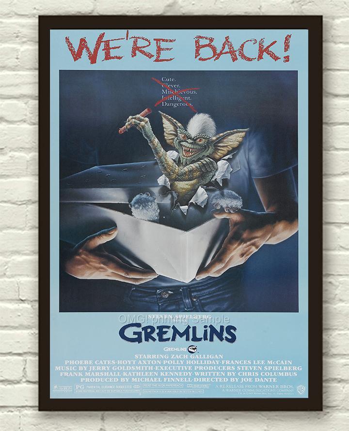 ... Classic Funny Gremlins Movie Film Poster / Print / Picture A3 A4 Size
