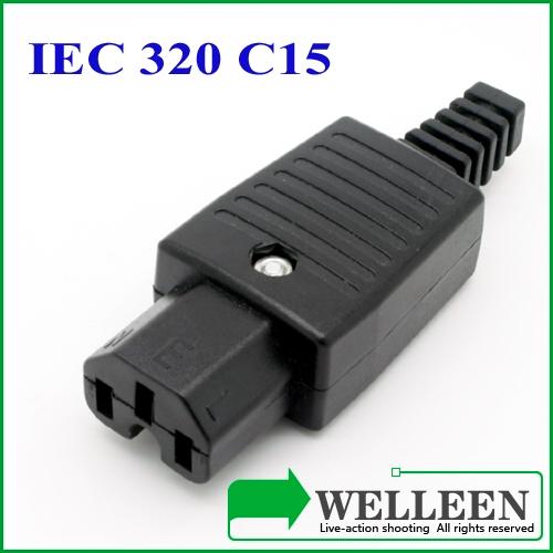 1xPCS IEC C15 rewirable connector, IEC 320 C15 plug male, C15 socket | eBay