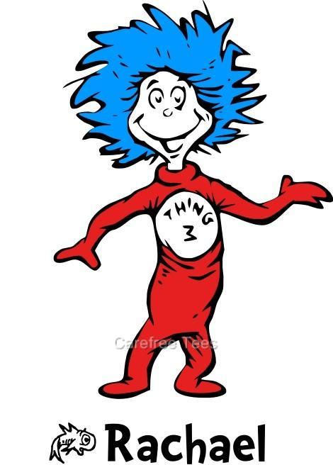 Dr Seuss Thing 3 Or 4 Tshirt Personalized Birthdayyear On Popscreen