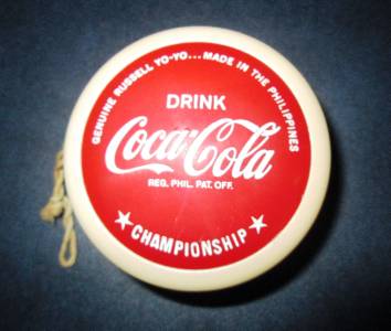 genuine russell yoyo coca cola
