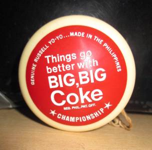 genuine russell yoyo coca cola