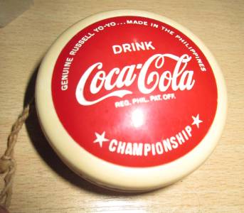 genuine russell yoyo coca cola