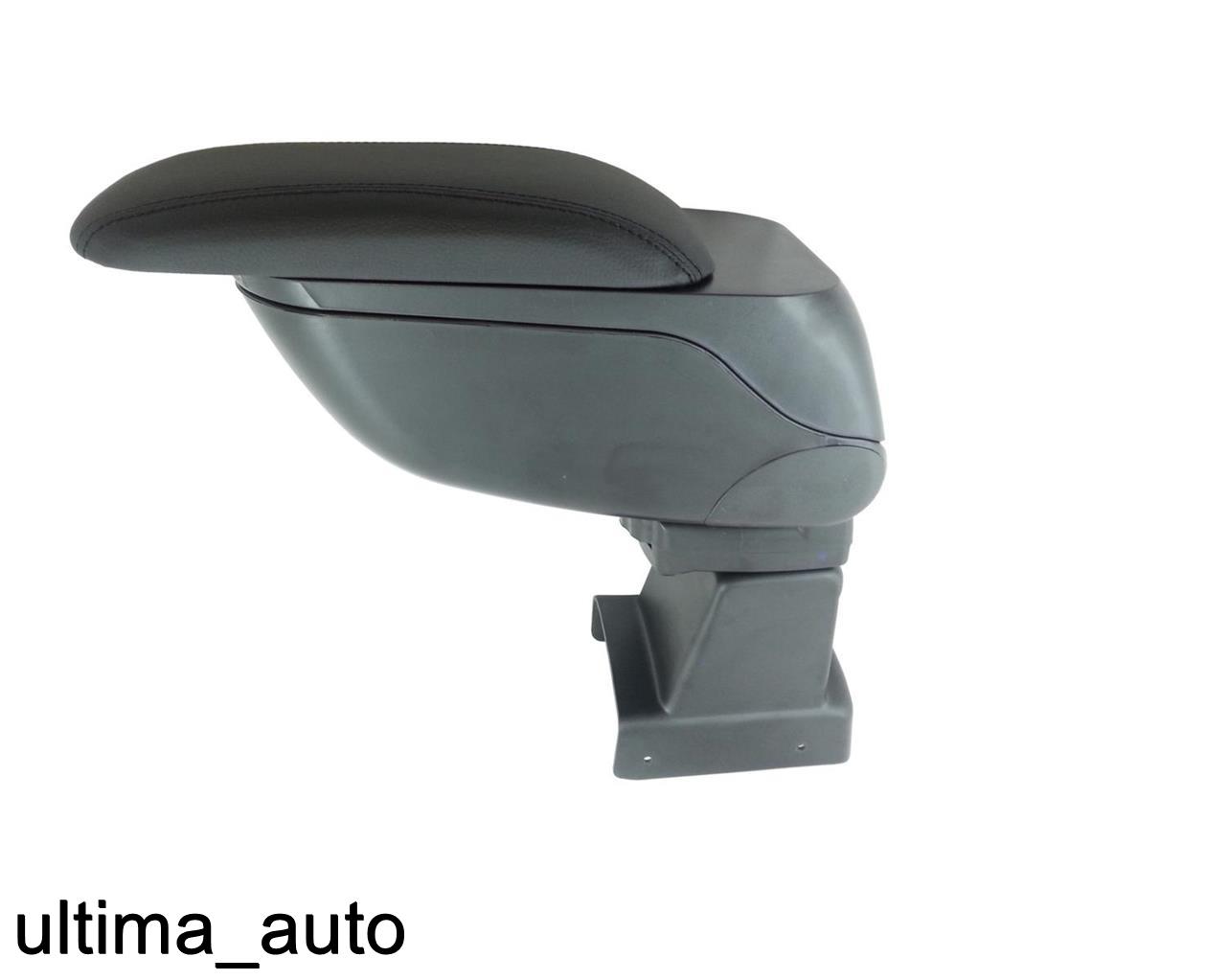 CITROEN BERLINGO/PEUGEOT PARTNER TEPEE 08+ BLACK LEATHER ARMREST CENTRE