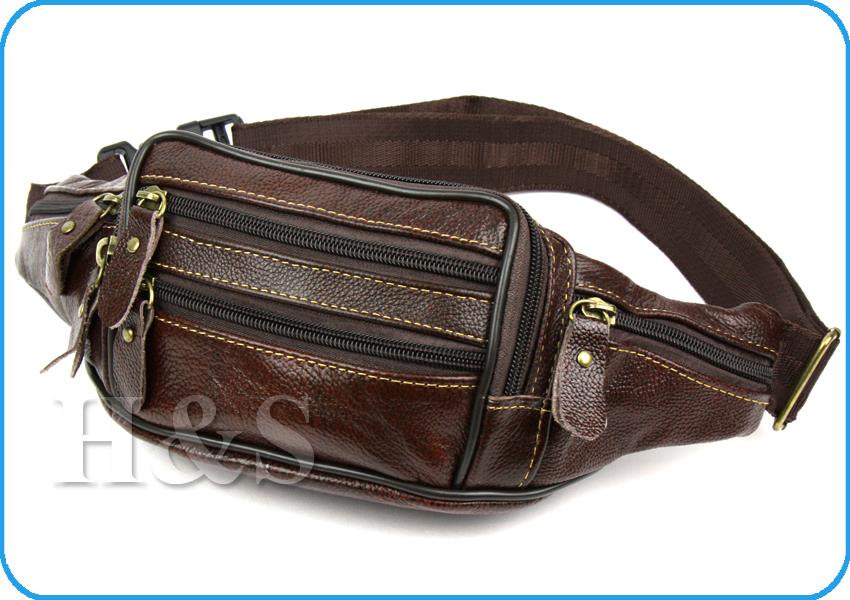 High Quality Real Soft Leather Bum Waist Bag Travel Mens Waterproof Money Belt | eBay