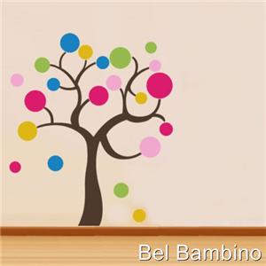 Tree Wall  on Polka Dot Tree   Removable Wall Sticker Kids Wall Art   Ebay