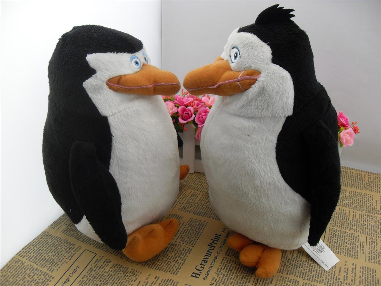 madagascar penguin stuffed animal