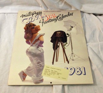 Fantasy Girl Calendar on Miss Piggy Cover Girl Fantasy Calendar 1981   Ebay