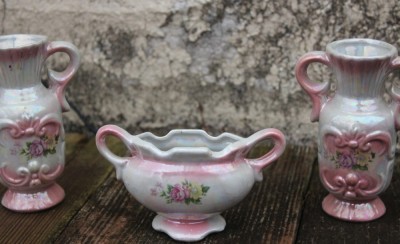 Retro Bathroom Decor on Vintage Wbi Shabby Chic Bathroom Decor Set   Ebay