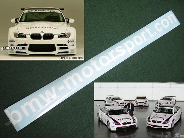 Bmw motorsport decal windshield #1
