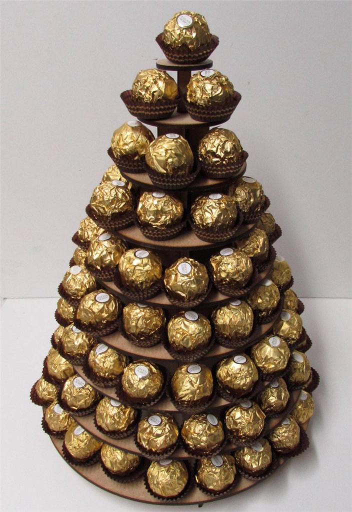 Ferrero Rocher Tree Centerpieces Table Decor Mince His Words Ferrero Rocher Wedding