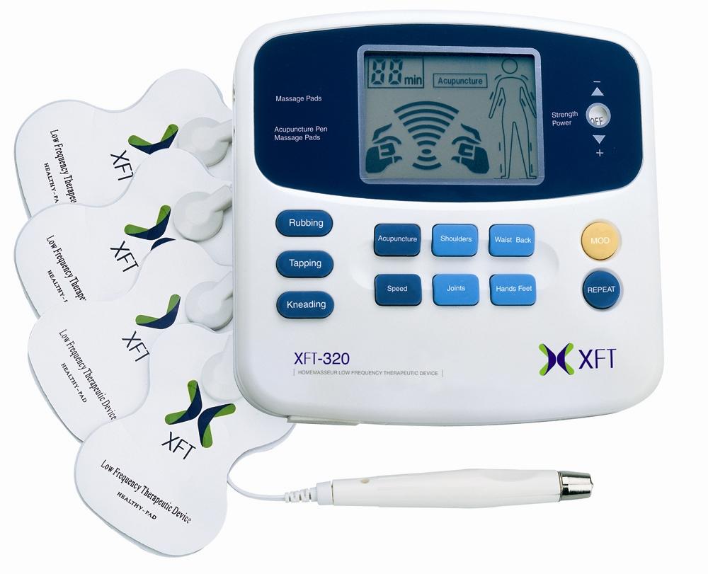 New Massage Tens Machine with Dual Pads & Acupuncture Pen Back Neck