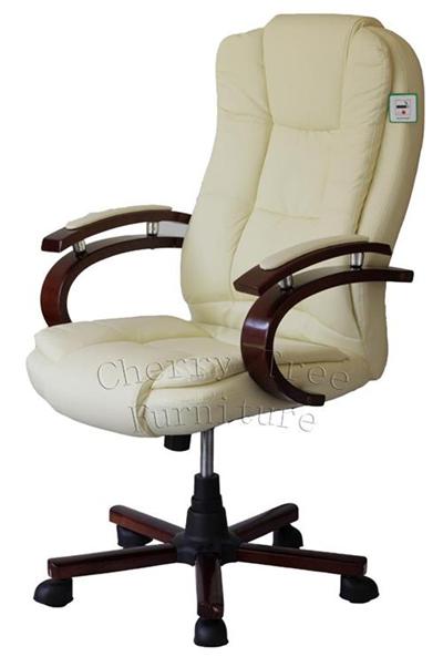 Office Chair Armrest on Luxrywood Extrapadded Black Brown Red Cream Office Chair Me10   Ebay