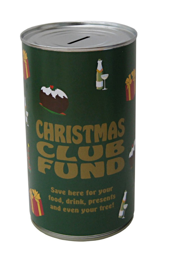 LARGE FUNNY NOVELTY MONEY BOX JAR TIN PIGGY BANK CASH CAN XMAS BIRTHDAY