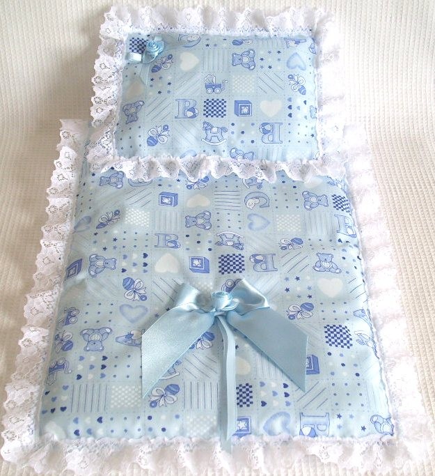 Dolls Pram Crib/Quilt Pillow Set Fit Silver Cross Ranger SMALL Prams 7