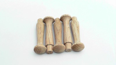 OAK SHAKER PEG PACK OF 5 MEDIUM PEGS.2 1//2/" 63 MM FOR COATS CUPS MUGS CLOTHES